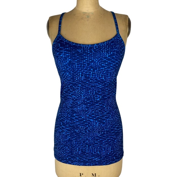 Lululemon Power Y Blue Tank Top Size 6